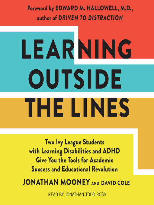 Title details for Learning Outside the Lines by Jonathan Mooney - Wait list